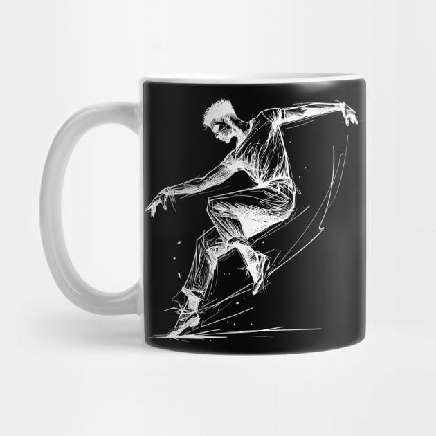 Tap dancer -white by PrintSoulDesigns